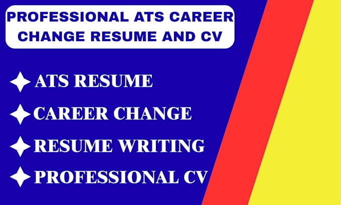 write professional ats career change resume and CV
