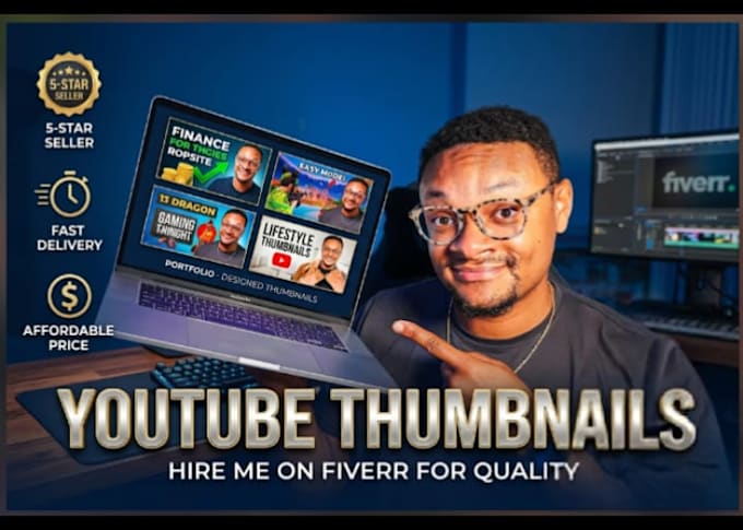 create cinematic and proffional youtube thumbnail