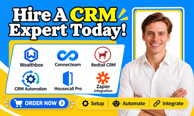 do wealthbox connecteam redtail crm automation housecall pro zapier integration