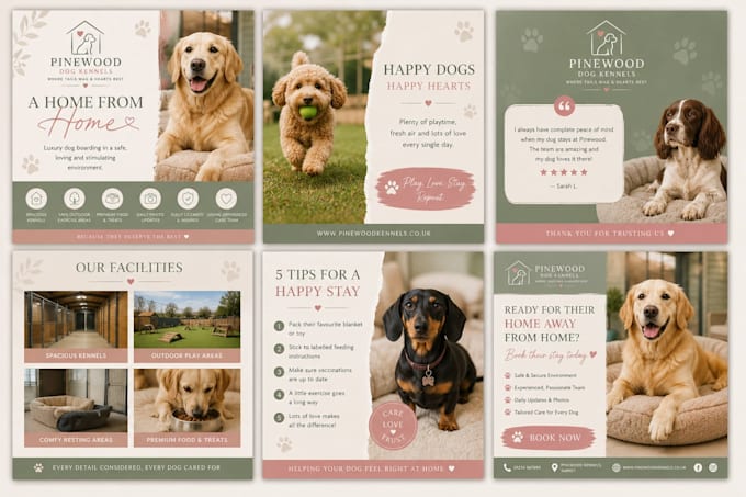 create branded instagram and facebook post designs
