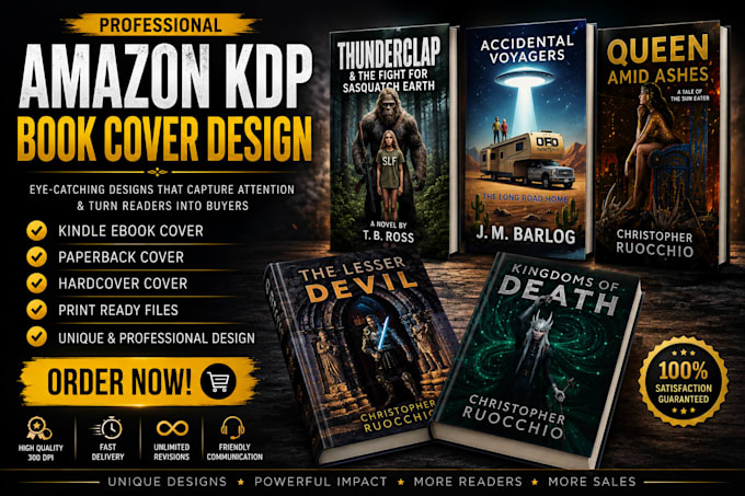 amazon kdp book cover design