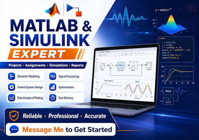 help you in control system, signal and image processing in matlab simulink