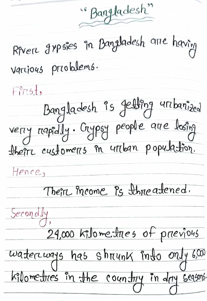 make handwriting letters,note and paragraph