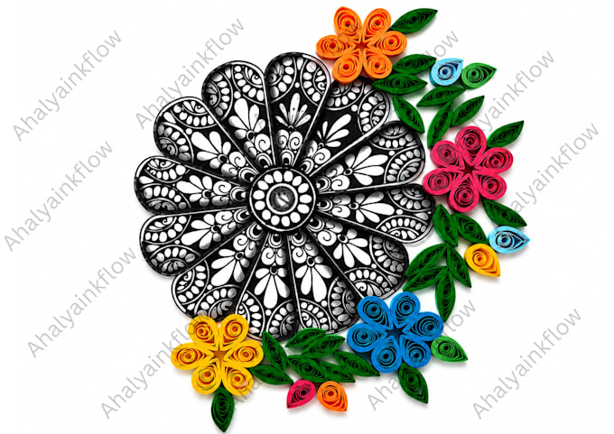create unique mandala art and custom illustrations