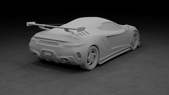 do  3d car model car rendering low poly car rc vehicle concept model