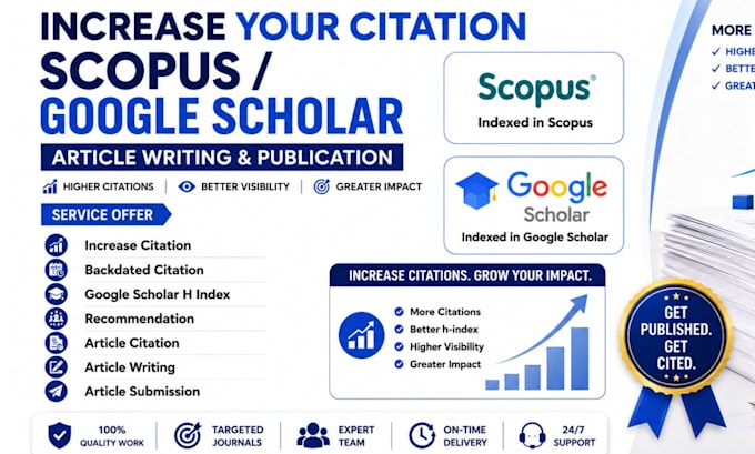increase google scholar citation in top indexed journal