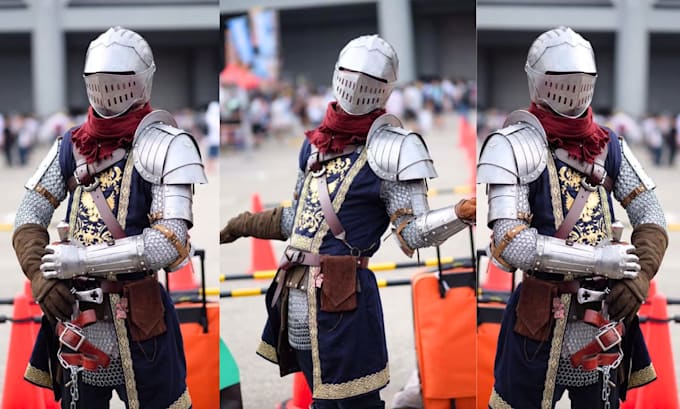 wearable cosplay creation 3d model anime evafoam pepakura knight 3d helmet props