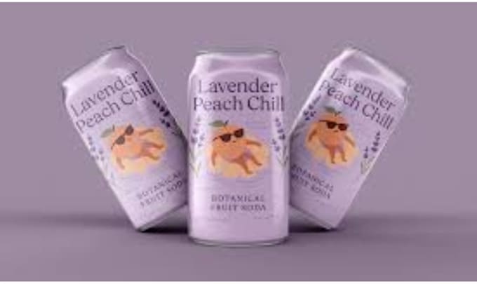 design premium beverage packaging design,can, bottle label design with 3d mockup
