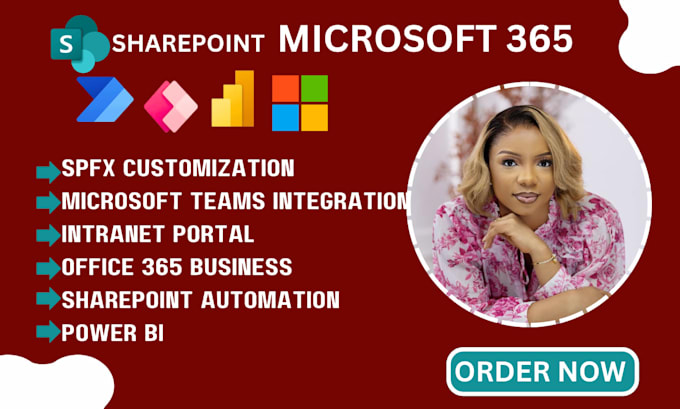 develop sharepoint spfx, power bi and teams integration