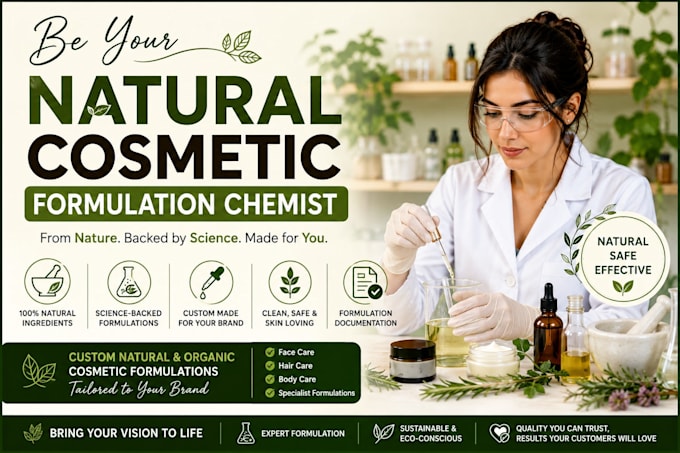 be your natural cosmetic formulation chemist