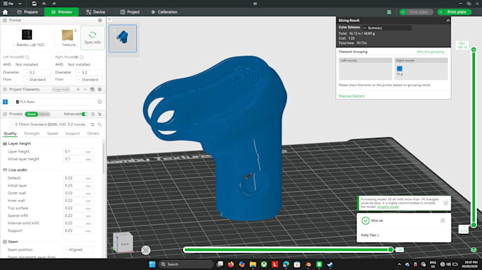 create 3mf,stl, step flle,cad design ready for printing in bambu studio