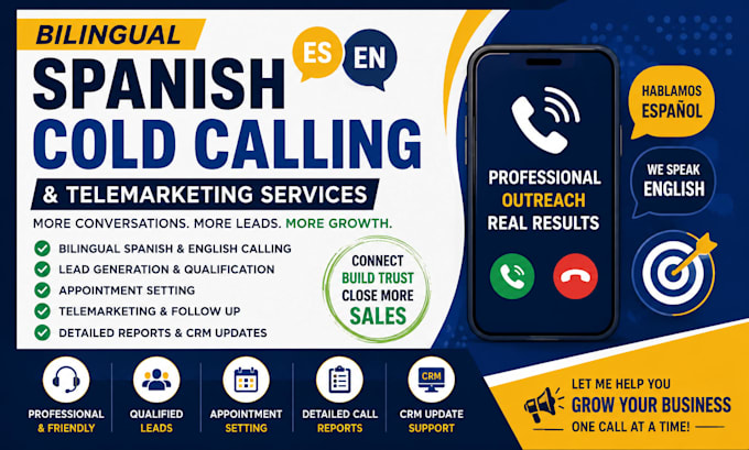 do spanish b2b cold calling appointment setting virtual assistant support