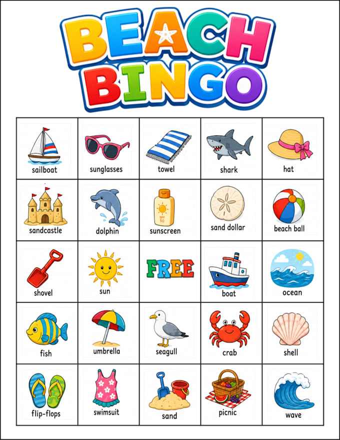 create bingo cards as per your request