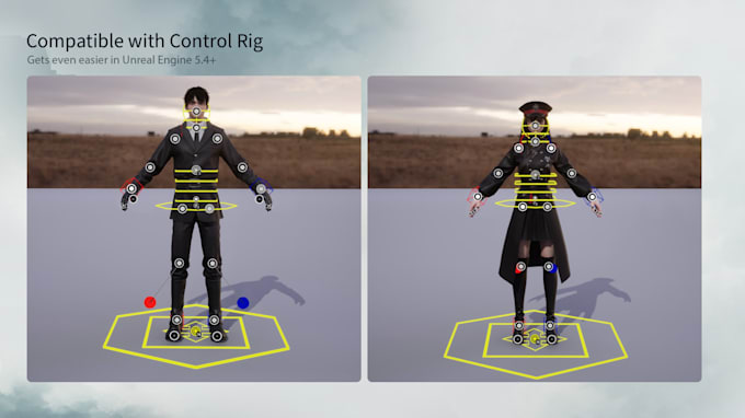 fix, rig, vrchat avatar, vtuber character, vroid and 3d character models