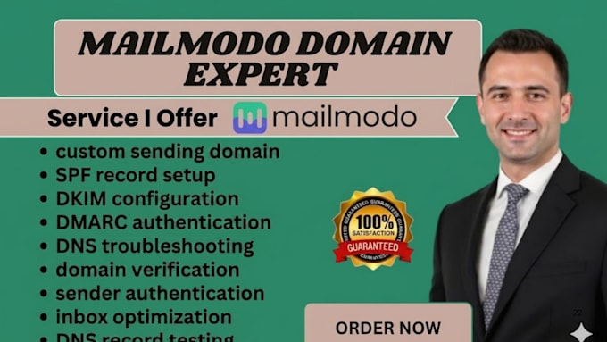 setup mailmodo custom sending domain and dns records