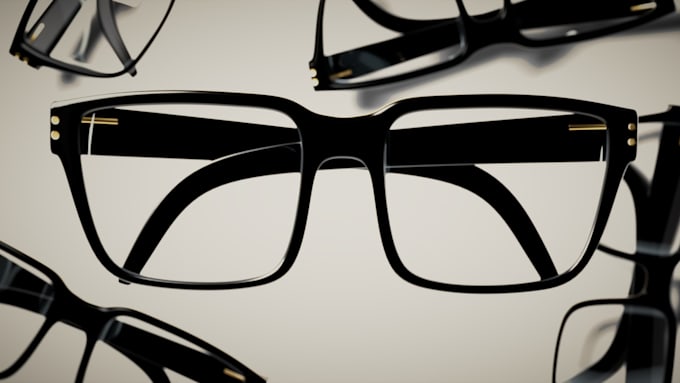 design manufacturing ready 3d eyewear sunglasses cad model and animation expert