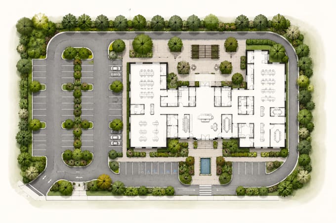 design 2d landscape plan, 2d site plans and 2d floor plan