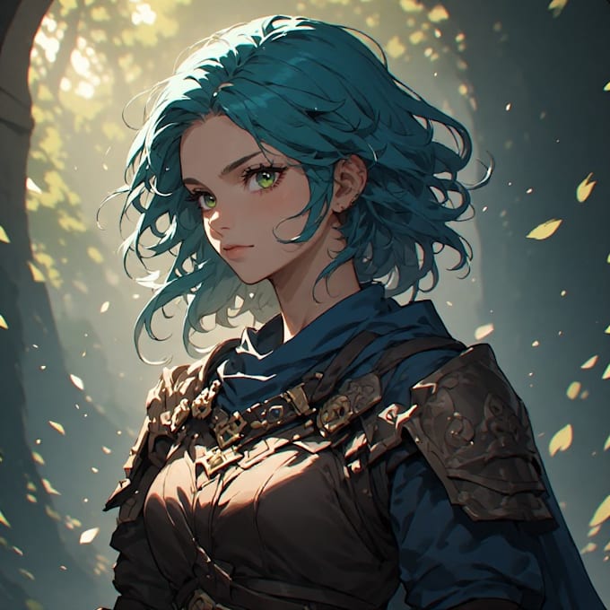 create dnd character art and fantasy charecter