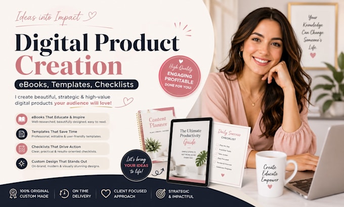 create professional digital products and workbooks