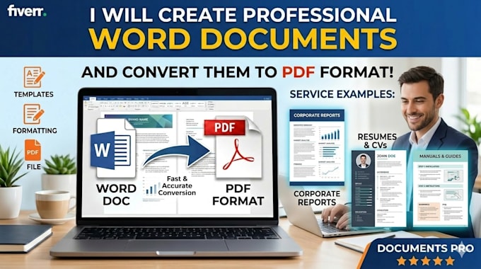 create professional word documents