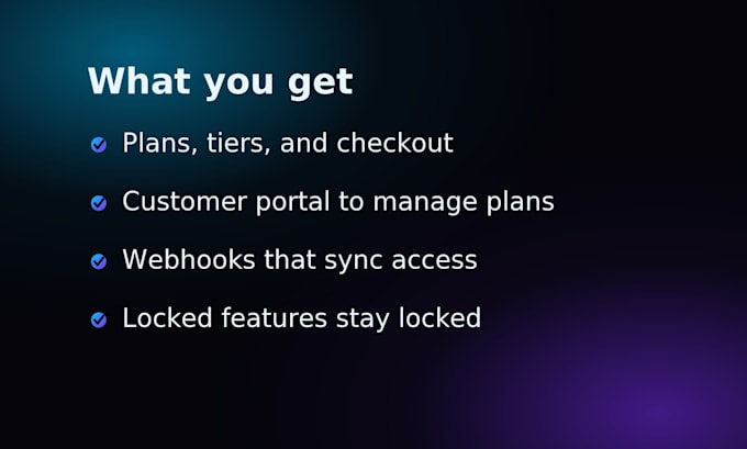 set up stripe subscriptions and a paywall for your web app