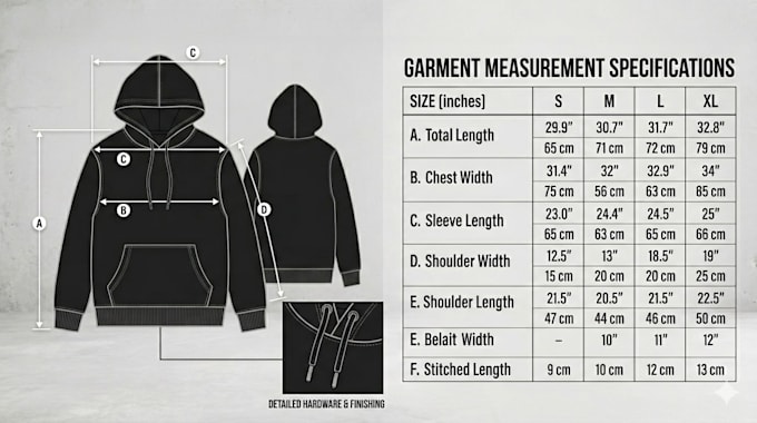 create a factory ready clothing tech pack for apparel production
