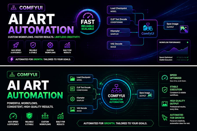 custom comfyui ai art automation workflows for fast reliable results