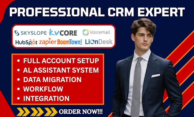hubspot liondesk automation boomtown voicemail pipedrive kvcore skyslope zapier