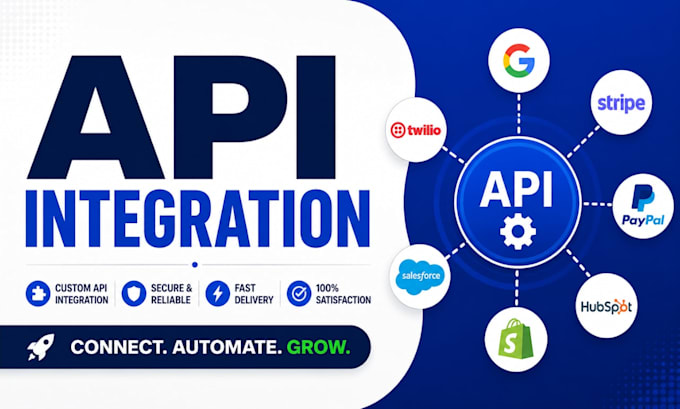 setup hubspot a2p, apollo io, fix api integration, rest api, stripe setup twilio