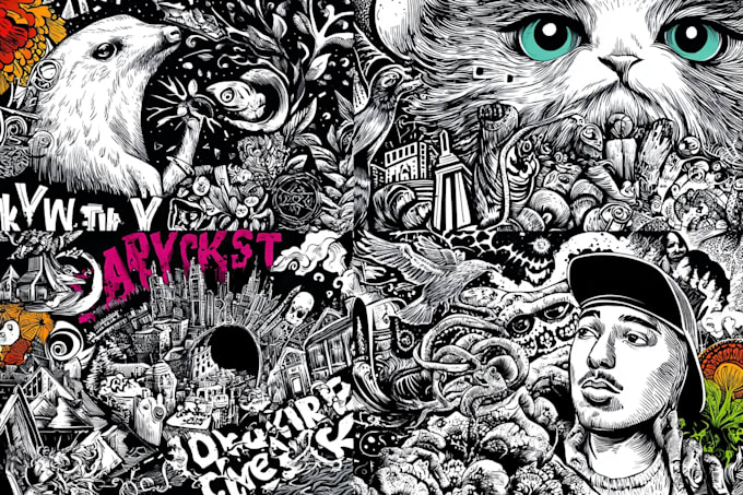 do wall art, pop art, mural, graffiti, doodle, wallpaper