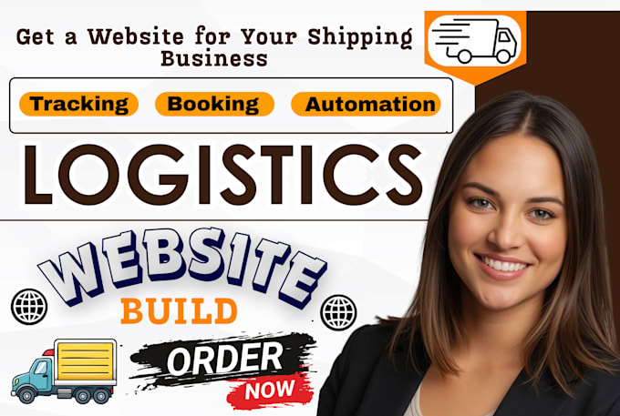 create logistics website truck booking dispatch courier system freight shipping