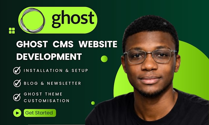 build ghost cms website ghost blog ghost newsletter ghost