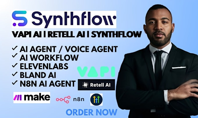 setup synthflow, gohighlevel vapi ai calling agent, retell ai voice agent expert
