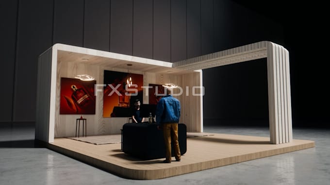 design 3d coffee shops, kiosks, and retail stores