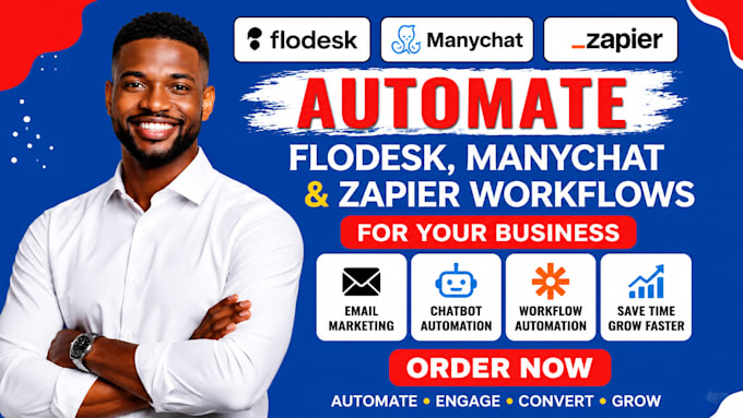 automate flodesk, manychat and zapier workflows for your business