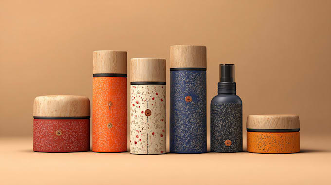 design packaging cosmetic packaging and label