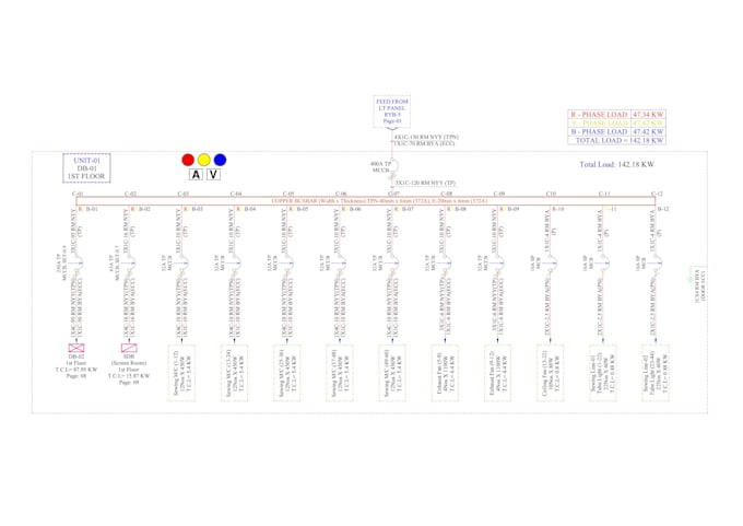 do electrical drawing and sld in autocad with nec iec compliance
