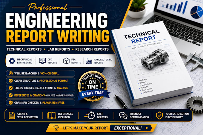 write professional engineering and technical reports