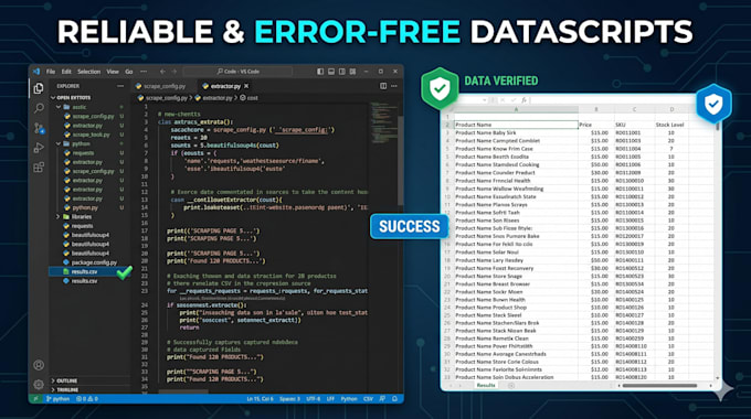 web scraping, data extraction, and website data scraping