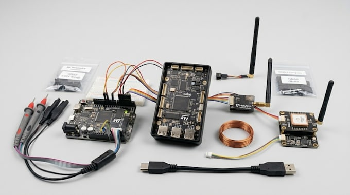 design custom drone electronics, flight controller pcb, firmware and rf systems