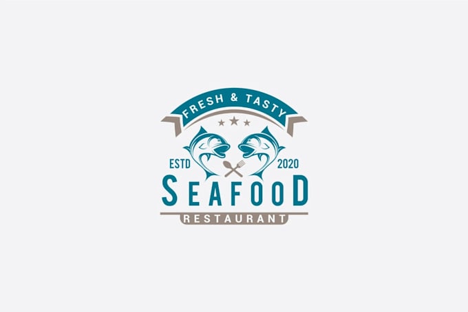 make bbq, seafood, food, and restaurant logo