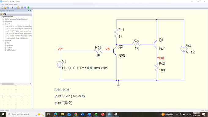 do circuit simulation in qspice