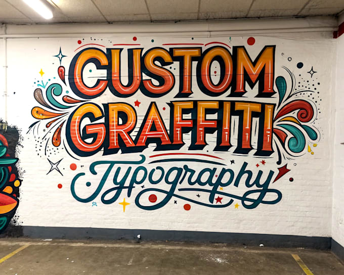 design custom graffiti lettering and typography artwork