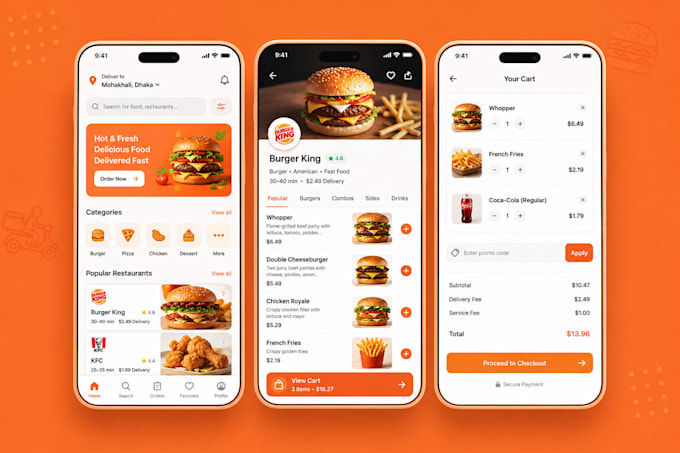 do app UI UX design, mobile app design, website to app design