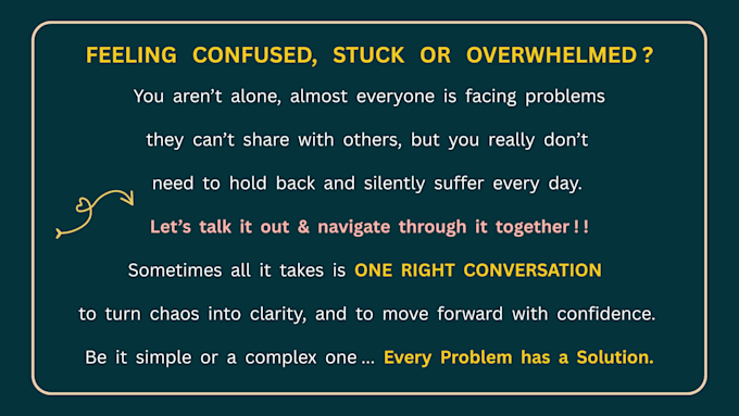 be your problem solver
