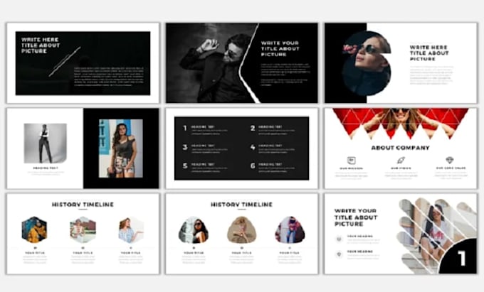 design redesign powerpoint presentation business slide modern brand presentation