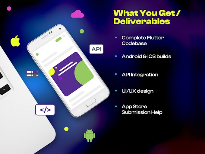 do mobile app development, android app and ios app
