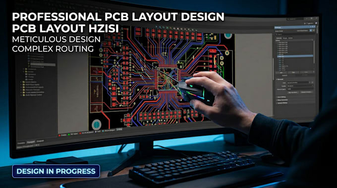 engineer innovative pcb layouts for tft and oled projects
