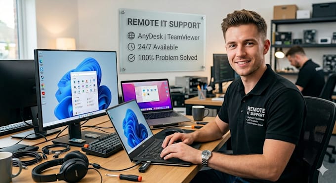 install windows, microsoft office and software remotely