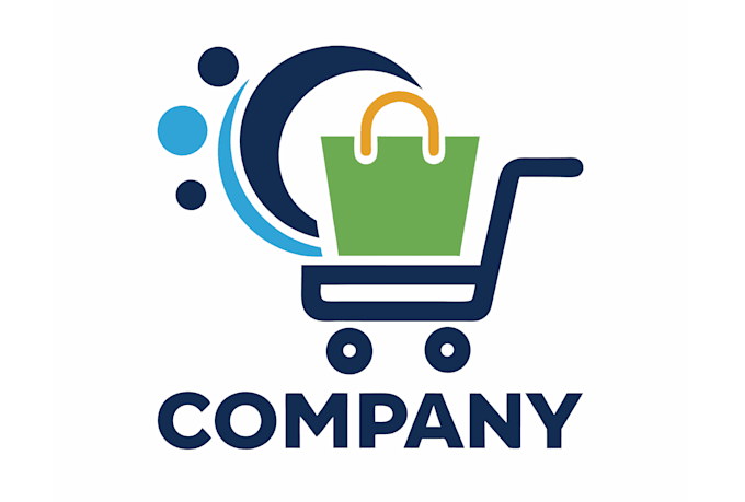 create professional shopping store logo design